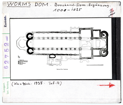 Vorschaubild Worms: Dom, Grundriss, Burchard-Dom 